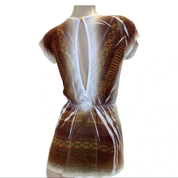 Sublimation Size Small Baby Doll Style Top. Neck Button Closure. Made in USA.New - Picture 3 of 3